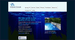 Desktop Screenshot of cleanclearpoolservice.ca
