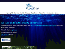 Tablet Screenshot of cleanclearpoolservice.ca